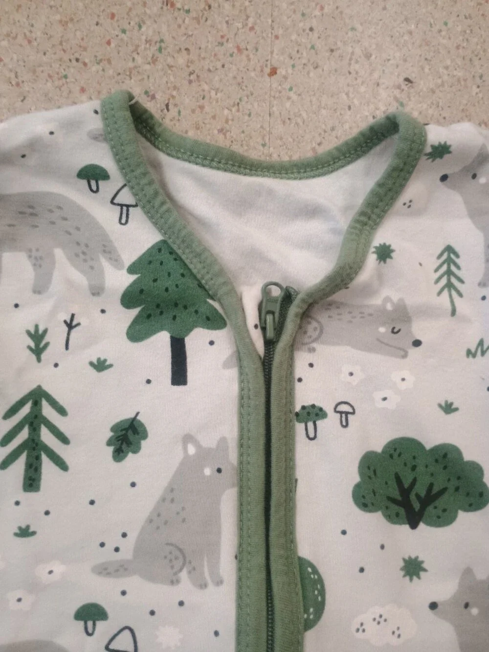 Yoofoss baby sleep sack Green Forest Animals Sleep Sack Pajamas L/ 12-18 Months
